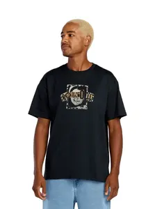 Volcom pánské tričko Sneer Sst Antique Black | Černá | Velikost M | 100% bavlna