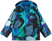 Dětská zimní bunda s membránou reima palsi modrá/černá 116