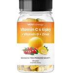 MOVit Energy Vitamin C 1200 mg s šípky + Vitamin D + Zinek PREMIUM 30 tablet