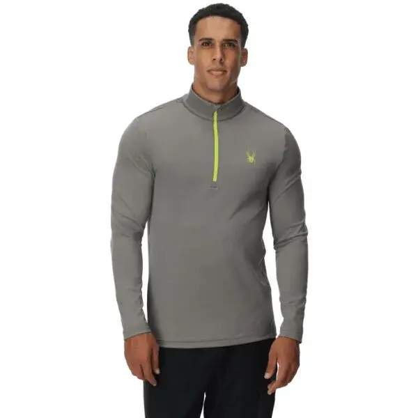 Spyder PROSPECT 1/2 ZIP Pánská mikina, tmavě šedá, velikost