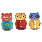 Zvieratká v kabátikoch – učíme sa obliekať