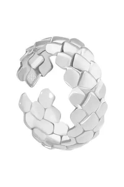 Postříbřený prsten Lilou Snake 262/PIE/NO2/SR