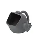 Scrunch silikónové vedierko a kanvička 2v1 v tvare ryby, Anthracite Grey