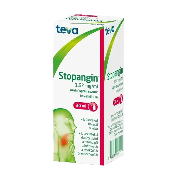 STOPANGIN orální sprej 1,92mg/ml 30 ml