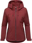 Ragwear Zimná bunda 'Bevin'  vínovo červená