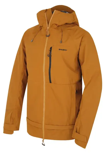 Husky Nanook M M, tm. hořčicová Pánská hardshell bunda