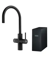 Franke Mythos - Dřezová baterie s filtračním zařízením, matná černá 160.0731.752