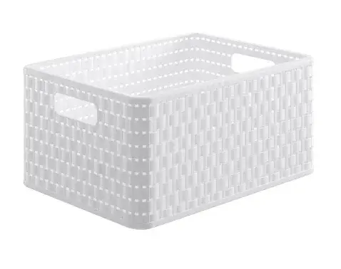 Úložný košík Country 18 l, bílý