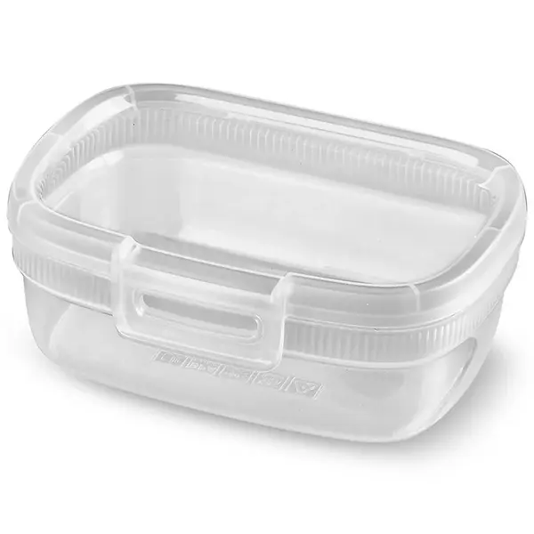 Dóza na potraviny čtvercová snap box 0.4l 252940 čirá