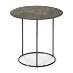 Odkládací stolek Celeste - Minerály - Whisky - Láva - kulatý - Ethnicraft