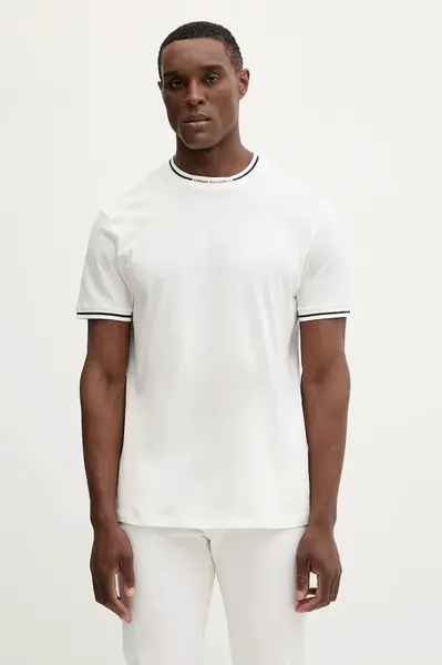 Tričko Armani Exchange pánské, bílá barva, XM001467 AF10356