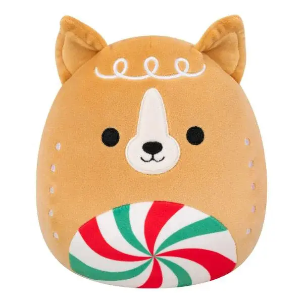 Squishmallows Perníkový corgi Louis, 13 cm