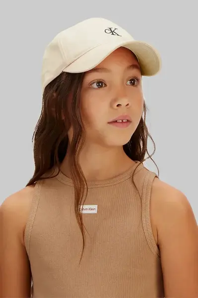 Dětská bavlněná kšiltovka Calvin Klein Jeans