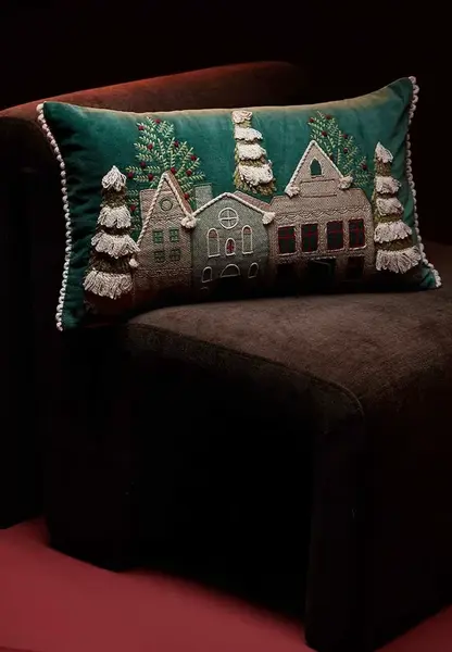 Dekorativní povlak na polštář Medicine zelená barva