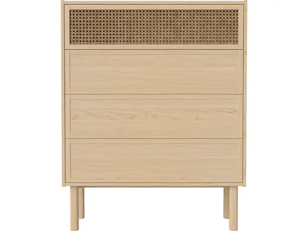 Komoda Cana, v. 113 cm, více variant - Bolia Varianta: bílý olejovaný dub