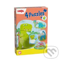 Dinosaury 4 ks - puzzle z kategorie Maxi dílky