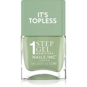 Nails Inc. It’s Topless gélový lak na nechty pre dlhotrvajúci efekt odtieň Iris 14 ml