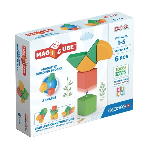 Geomag Magicube Shapes magnetická stavebnice 6 dílků