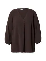 ONLY Carmakoma Blúzka 'CARMETTA'  tmavohnedá
