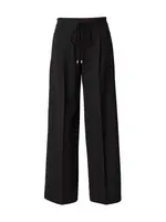 HUGO Plisované nohavice 'Haminde'  čierna