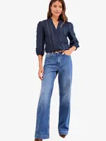 Lipsy Blúzka  námornícka modrá