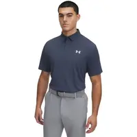 Under Armour UA T2G POLO LB BLK Pánske polo, tmavo sivá, veľkosť S