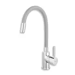 Novaservis Stojanková drezová batéria Ferro Flexi 70710 sivá-chróm