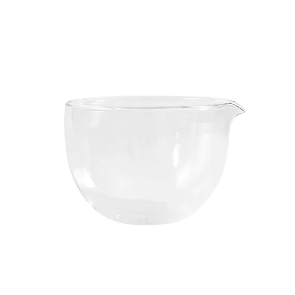 MOYA Skleněná miska s dvojitým sklem na matcha s výlevkou