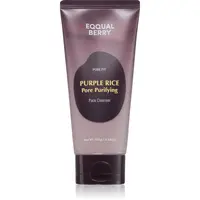 EQQUALBERRY Purple Rice Pore Purifying Pack Cleanser hĺbkovo čistiaca pena s exfoliačným účinkom 130 g