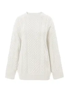 Imily Bela Oversize sveter  biela