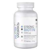 NutriWorks Strong Biotin 5500µg - 120 kapslí