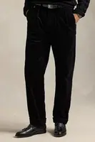 Manšestrové kalhoty Polo Ralph Lauren 42.2 8W CORDUROY pánské, černá barva, ve střihu chinos, 710882543014