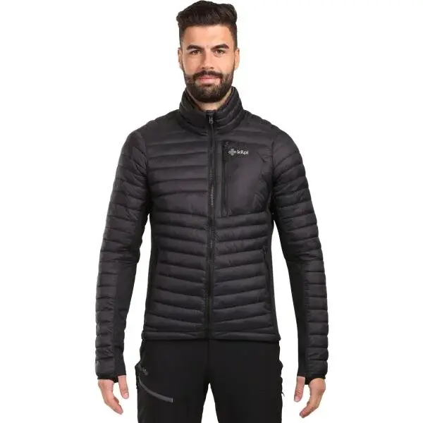 KILPI ACTIS Pánská zateplená bunda, černá, velikost XXXL