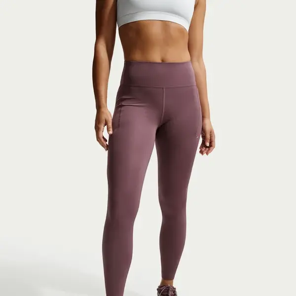 Nike Swift Womens High-Waisted 7/8 Running Leggings with Pockets L
