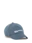 KARL LAGERFELD JEANS Čiapka  modrá denim / biela