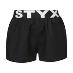 Detské trenky športová guma čierne (BJ960) 6-8 rokov