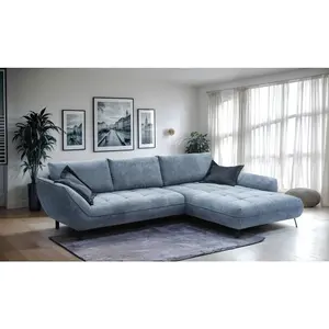 Livetastic ROHOVÁ SEDAČKA, textil, modrá