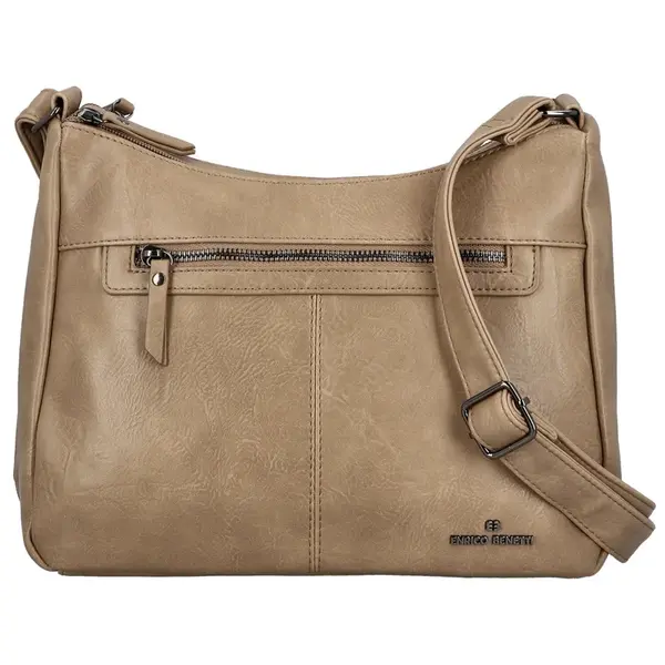 Dámská crossbody kabelka taupe - Enrico Benetti Jules