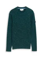 TOM TAILOR Sveter  smaragdová