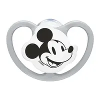 NUK cumlík Perfect Match AIR Mickey GREY 0-6m
