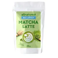 Allnature Matcha latte bez laktózy 270 g