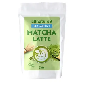 Allnature Matcha latte bez laktózy 270 g