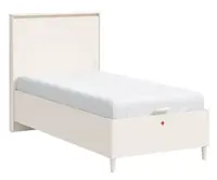 Postel 100x200cm s úložným prostorem a usb vendella - béžová