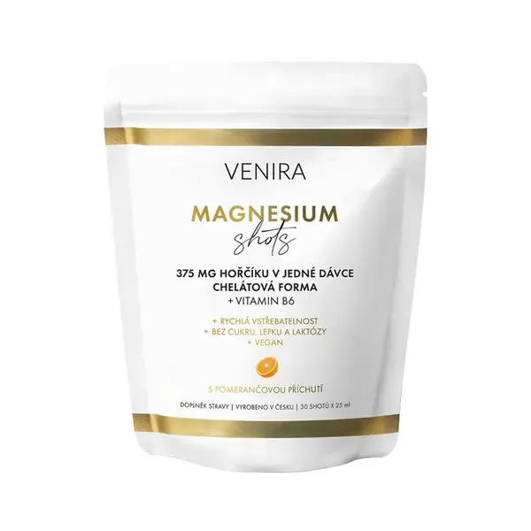 Venira Magnesium shots pomeranč 30x25 ml