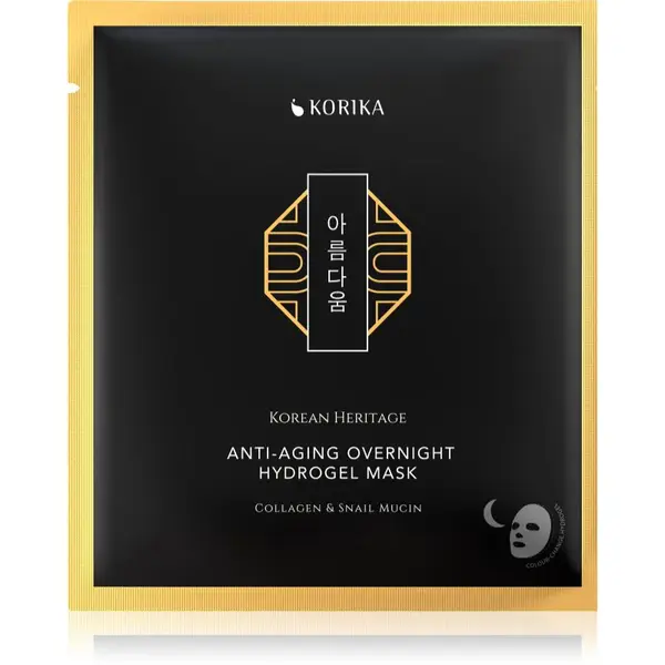 KORIKA Korean Heritage Collagen & Snail Mucin hydrogélová maska proti starnutiu 34 g