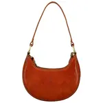 Dámská kožená kabelka na rameno koňaková - Delami Vera Pelle Fidelie