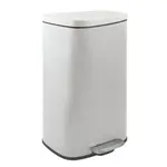 Spirella Spirella pedálový odpadkový kôš akira matná biela oceľ soft-close 50 l 10.21572