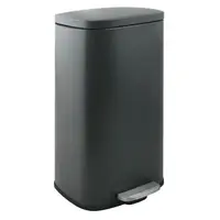Spirella Spirella pedálový odpadkový kôš akira matná šedá oceľ soft-close 50 l 10.21570