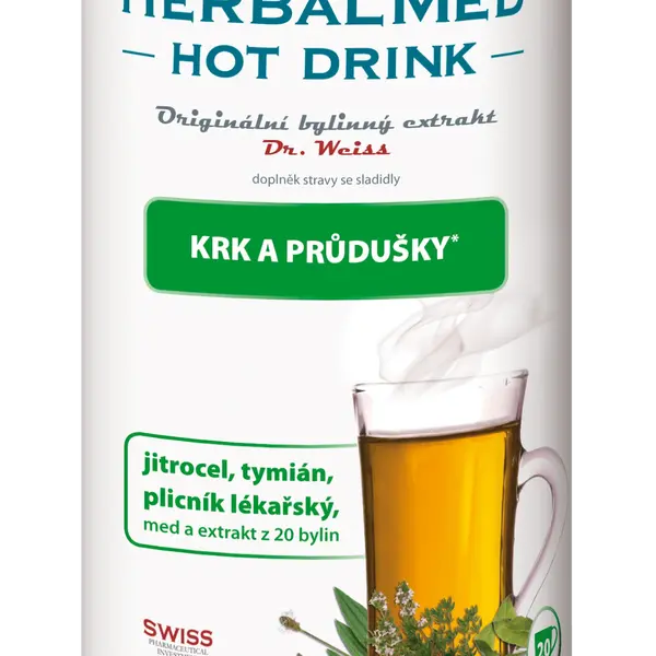 DR.WEISS HERBALMED HotDrink krk průdušky 180 g