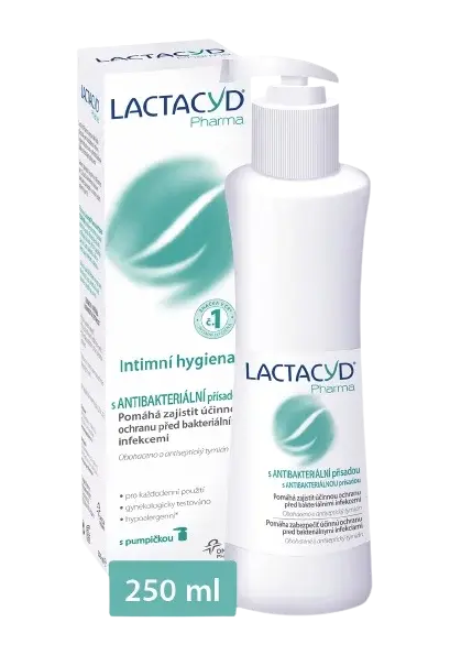 LACTACYD Gel na intimní hygienu Antibakteriální 250 ml